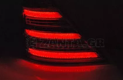 Πίσω φανάρια led για Mercedes W221 S-class (2005-2011) - facelift design με τρεχούμενο φλας - σετ 2τμχ. 