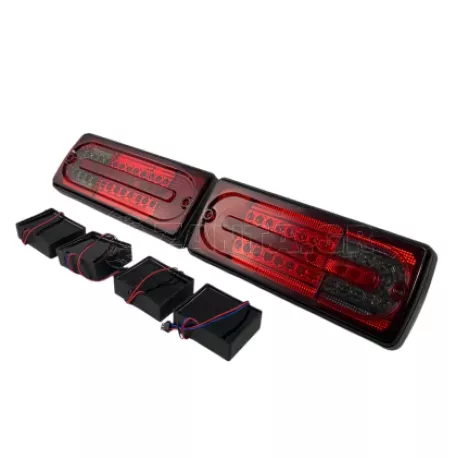 Πίσω φανάρια led για Mercedes W461/W463 G-CLASS (1990-2012) - φιμέ - σετ 2τμχ. 