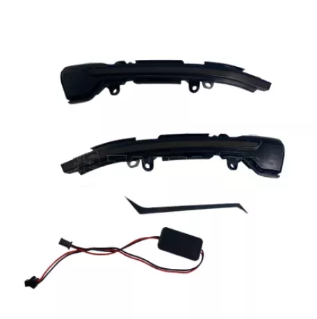 Τρεχούμενα led φλας για καθρέφτες για Seat Leon (2012-2016) / Ibiza (2017+) / Arona (2017+) - φιμέ με τρεχούμενο φλας - σετ 2τμχ. 