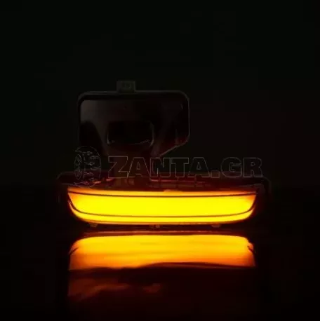 Τρεχούμενα led φλας για καθρέφτες για Land Rover Defender (2019+) - φιμέ με τρεχούμενο φλας - σετ 2τμχ. 