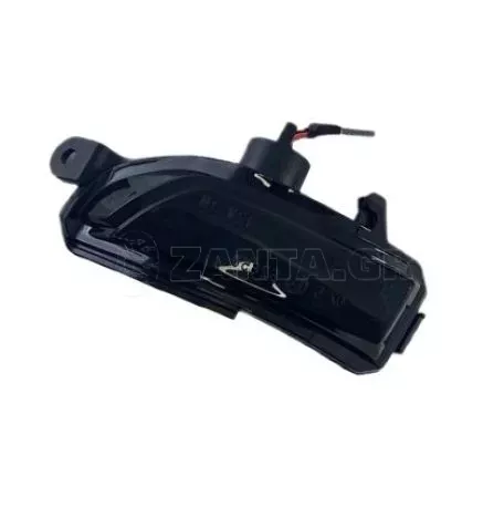 Τρεχούμενα led φλας για καθρέφτες για Skoda Fabia (2014+), Rapid (2012+) / Seat Toledo (2012+) - φιμέ με τρεχούμενο φλας - σετ 2τμχ. 