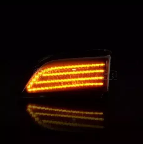 Τρεχούμενα led φλας για καθρέφτες για Volvo XC60 (2008-2013) - φιμέ με τρεχούμενο φλας - σετ 2τμχ. 