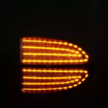 Τρεχούμενα led φλας για καθρέφτες για Renault Scenic (2009-2015), Megance (2008-2015), Fluence, Latitude, Safrane (2009-2015) - φιμέ με τρεχούμενο φλας - σετ 2τμχ. 