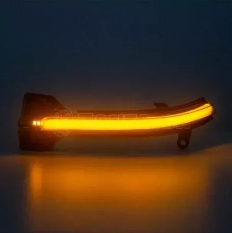 Τρεχούμενα led φλας για καθρέφτες για BMW σειρά 5 F10, F11, GT F07, F12, F13 (2020-2017), σειρά 7 F01 (2008-2015) - φιμέ με τρεχούμενο φλας - σετ 2τμχ. 