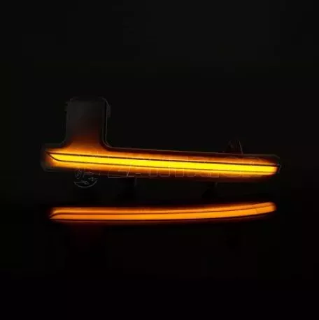 Τρεχούμενα led φλας για καθρέφτες για Mazda CX-5, CX-8, CX-9 (2017+) - φιμέ με τρεχούμενο φλας - σετ 2τμχ. 