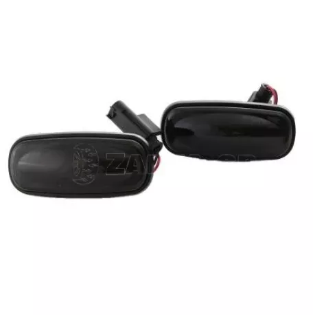 Led φλας φτερού για Landrover Discovery 2 (1999-2004), Freelander 1 (1998-2002), Defender - φιμέ με τρεχούμενο φλας - σετ 2τμχ. 