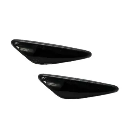 Led φλας φτερού για Mazda 2, 3, 5 (2003-2010), MPV (2003-2006) - φιμέ με τρεχούμενο φλας - σετ 2τμχ. 