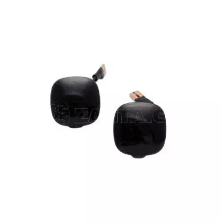 Led φλας φτερού για Audi A3 8L (1996-2001), A4 B5 (1995-2000) / Skoda Fabia 1 - φιμέ με τρεχούμενο φλας - σετ 2τμχ. 