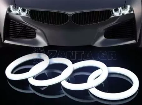 Universal φωτιζόμενα δαχτυλίδια lightbar design - 85 mm - 1τμχ. 