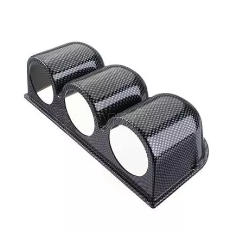Κονσόλα - βάση για 3 όργανα μέτρησης 52 mm - carbon 