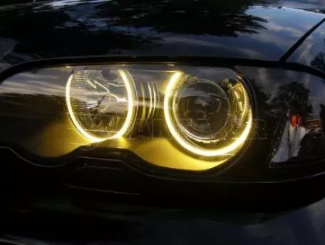 Κιτ CCFL angel eyes για BMW E30 / E34 - κίτρινο 