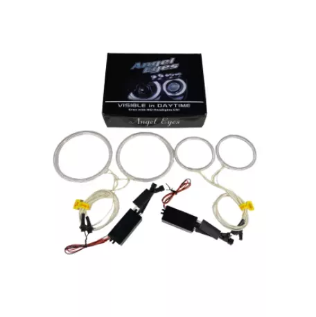 Δαχτυλίδια angel eyes CCFL για Vw Golf 4 - κόκκινα 