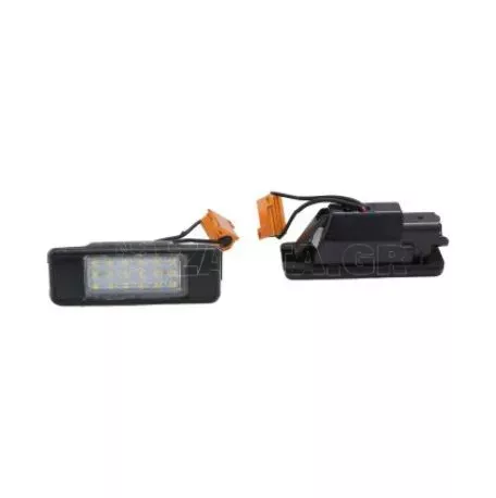 Πλαφονιέρα πίσω πινακίδας για Mercedes Vito / Viano (2003+) / Sprinter (2006+) / Nissan Navara / Note (2005+) - 2 τμχ. 
