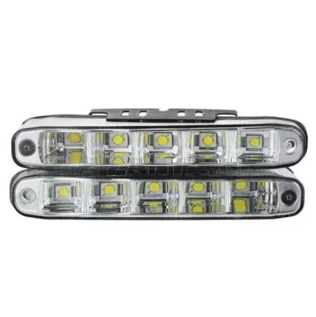 Universal led φώτα με 5 led x 1W - υπό γωνία - 2τμχ. 