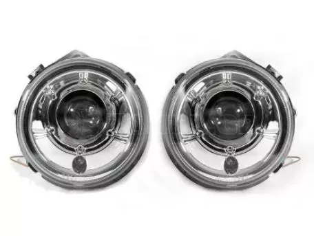 Φανάρια εμπρός για Mercedes W461 / W463 G- Class (1989-2010) , με λάμπες (Η1) - σετ 2τμχ. 