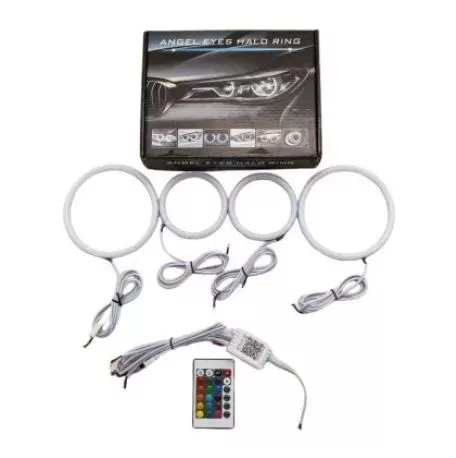 RGB δαχτυλίδια angel eyes led για Vw Golf 4 - με τηλεχειρισμό για αλλαγή χρωμάτων 