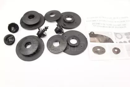 Λαστιχένια πατάκια Rezaw Plast για BMW σειρά 1 / E87 / F20 / F21 / F87 / X1 E84 (2004-2015) - τύπου σκαφάκι - 4τμχ. 