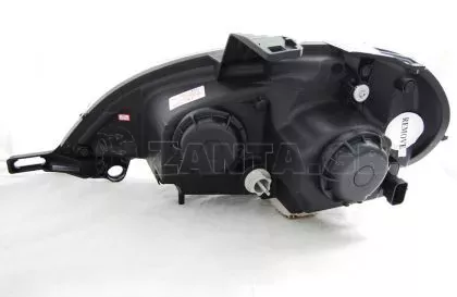 Φανάρια εμπρός led για Mercedes ML W163 (1998-2001) - μαύρα , χωρίς λάμπες (Η7) - σετ 2τμχ. 