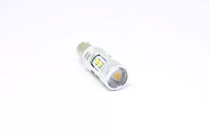 Led λάμπα τύπου BA9S 10W με 10 led επί 1W και προτζέκτορα - 1τμχ. 