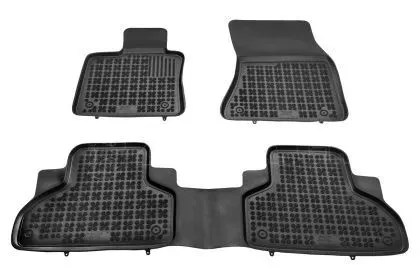 Λαστιχένια πατάκια Rezaw Plast για BMW X5 F15 (2013-2018) / BMW X6 F16 (2014-2019) - τύπου σκαφάκι - 3τμχ.