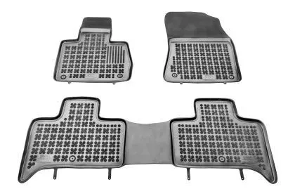 Λαστιχένια πατάκια Rezaw Plast για BMW X5 E53 (1999-2006) - τύπου σκαφάκι - 3τμχ. 