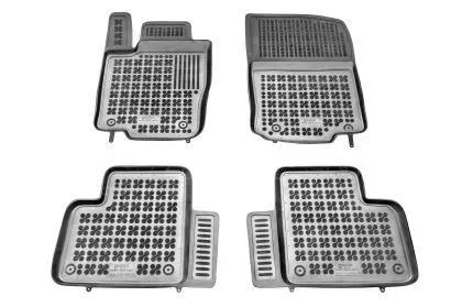 Λαστιχένια πατάκια Rezaw Plast για MERCEDES ML W166 (2011-2015) / GL X166 (2012-2015) / GLE W166 / GLE C295 (2015-2019) - τύπου σκαφάκι - 4τμχ. 