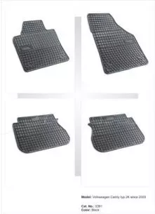 Λαστιχένια πατάκια Frogum για VW Caddy Life (2003-2020) - 4τμχ. 
