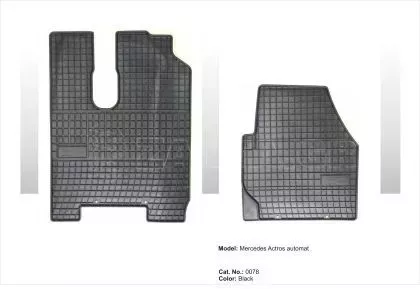Λαστιχένια πατάκια Frogum για φορτηγό Mercedes Actros (1983-1998) - αυτόματο - 2τμχ. 