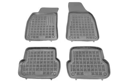 Λαστιχένια πατάκια Rezaw Plast για AUDI A4 B6 / B7 (2001-2008) τύπου σκαφάκι - γκρι - 4τμχ.