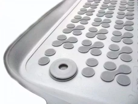 Λαστιχένια πατάκια Rezaw Plast για AUDI A4 B6 / B7 (2001-2008) τύπου σκαφάκι - γκρι - 4τμχ. 