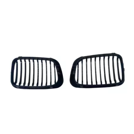 Μάσκα για BMW E46 sedan και combi (1998-2001) και compact (2001-2005) - μαύρη - 2τμχ. 