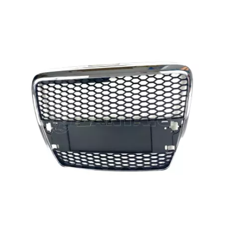 Μάσκα χωρίς σήμα για Audi A6 C6 (2004-2008) - με πλαίσιο χρωμίου  RS Look 