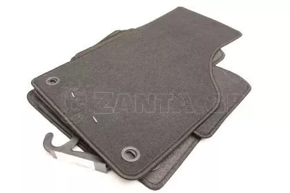 Πατάκια μοκέτα για VW Passat B6 / B7 (2005-2014) με οβάλ κουμπώματα - 4τμχ. 
