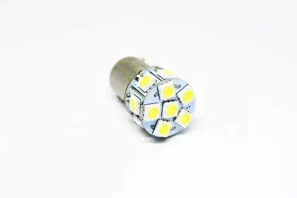 Led λάμπα τύπου BA15S με 13 SMD led μονού φωτισμού λευκή - 1τμχ. 