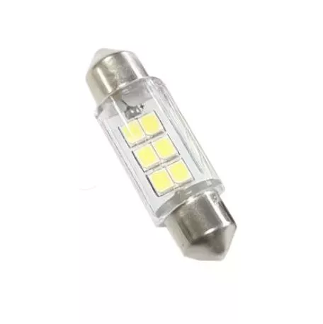 Led λάμπα για πλαφονιέρα με 6 SMD led 31 mm - 1τμχ. 
