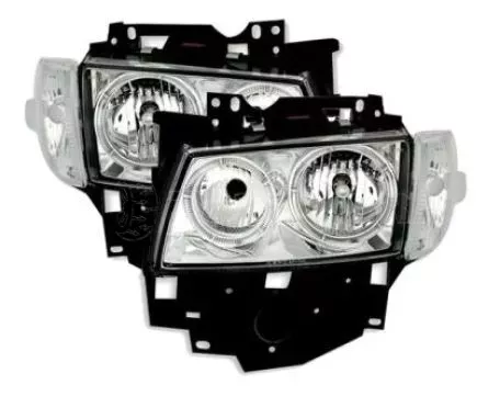 Φανάρια εμπρός angel eyes για Vw Transporter T4 (1997-2003) , χωρίς λάμπες (Η7) - σετ 2τμχ. 