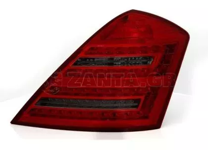 Πίσω φανάρια led για Mercedes W221 S-class (2005-2011) - φιμέ φλας - σετ 2τμχ. 