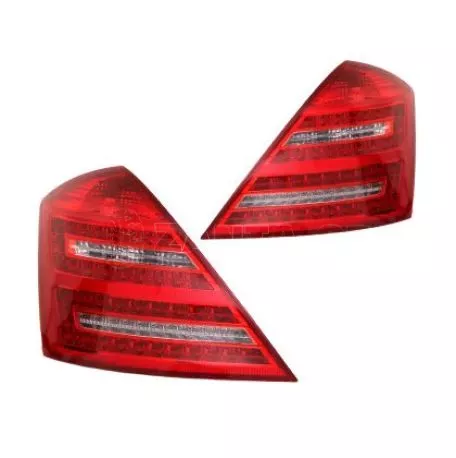 Πίσω φανάρια led για Mercedes W221 S-class (2005-2011) - facelift design - σετ 2τμχ. 