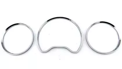 Δαχτυλίδια καντράν για Mercedes W202 (1996-2001) / W208 CLK (1997-2002) / W210 (1995-1999) - silver