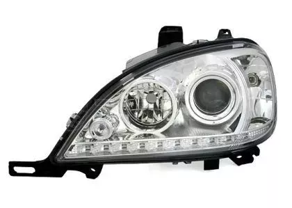 Φανάρια εμπρός led για Mercedes ML W163 (1998-2001) , χωρίς λάμπες (Η7) - σετ 2τμχ. 