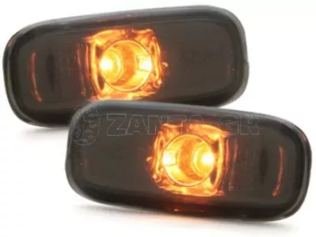 Φλας για Audi A2 , A3 , A4 , A , TT - φιμέ - σετ 2τμχ. 
