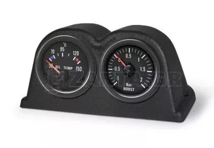 Κονσόλα - βάση για 2 όργανα μέτρησης 52 mm