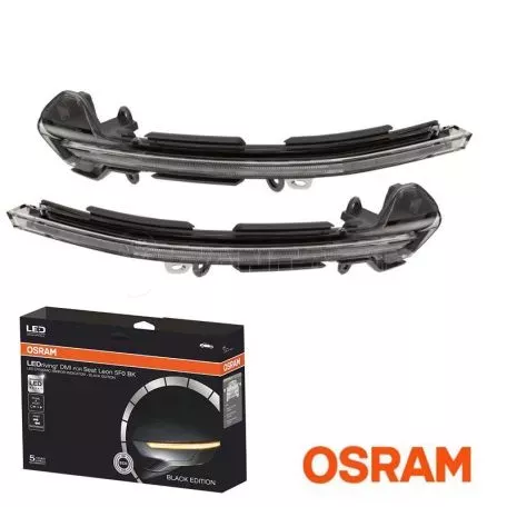 Φλας Καθρέπτη Για Seat Leon 5F 2012-, Ibiza KJ 2018- , Arona KJ 2018- Osram Dynamic Led Φιμέ 2 Τεμάχια 