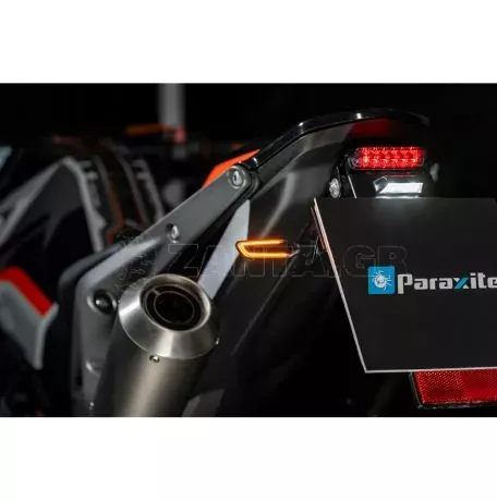 Paraxite ΦΛΑΣ MOTO PROJECT 002 ΜΑΥΡΑ 12V COB LED TECHNOLOGY PARAXITE - 2 ΤΕΜ. L.PTS002N 