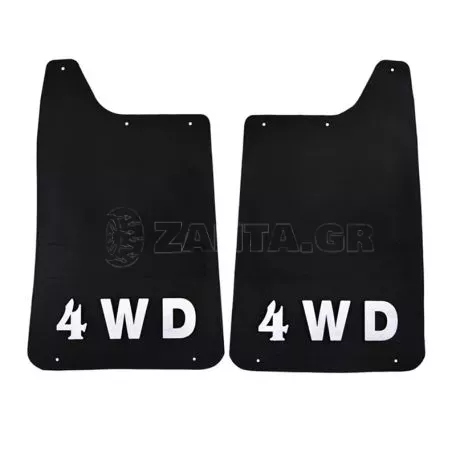 Λασπωτήρες 4X4 "4WD" Universal  26x44cm 20302 2 Τεμάχια 