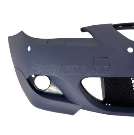 Προφυλακτήρας εμπρός για BMW E60 (2003-2007) - M pack design με ανοίγματα parktronic και πιτσιλίθρες 