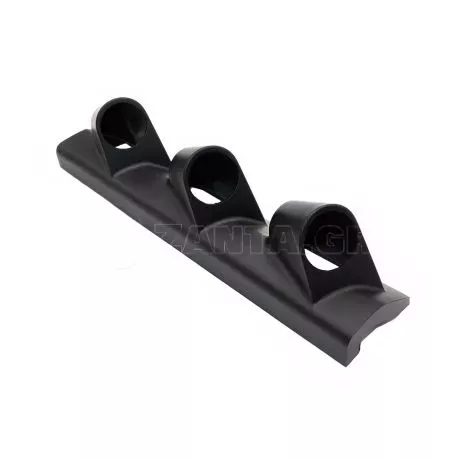 Βάση Για Όργανα Κολώνας Τριπλή (3 x 52mm) Μαύρη Prosport 