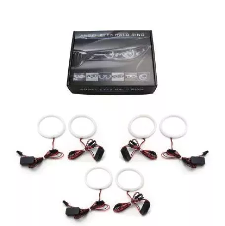 Led Angel eyes για Alfa Romeo 159 - Lightbar design Mat - λευκό χρώμα 