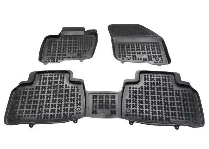 Λαστιχένια πατάκια Rezaw Plast για FORD Edge II (2015–2023) - τύπου σκαφάκι - 3τμχ. 
