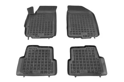 Λαστιχένια πατάκια Rezaw Plast για Chevrolet Aveo II (2011-2020) - τύπου σκαφάκι - 4τμχ. 